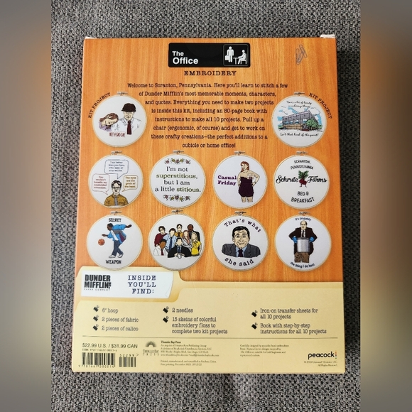 The Office TV Show Embroidery Kit NWT - Picture 2 of 2